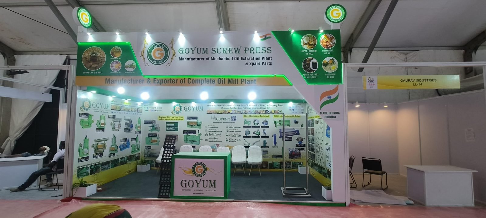 Goyum Screw Press Stall